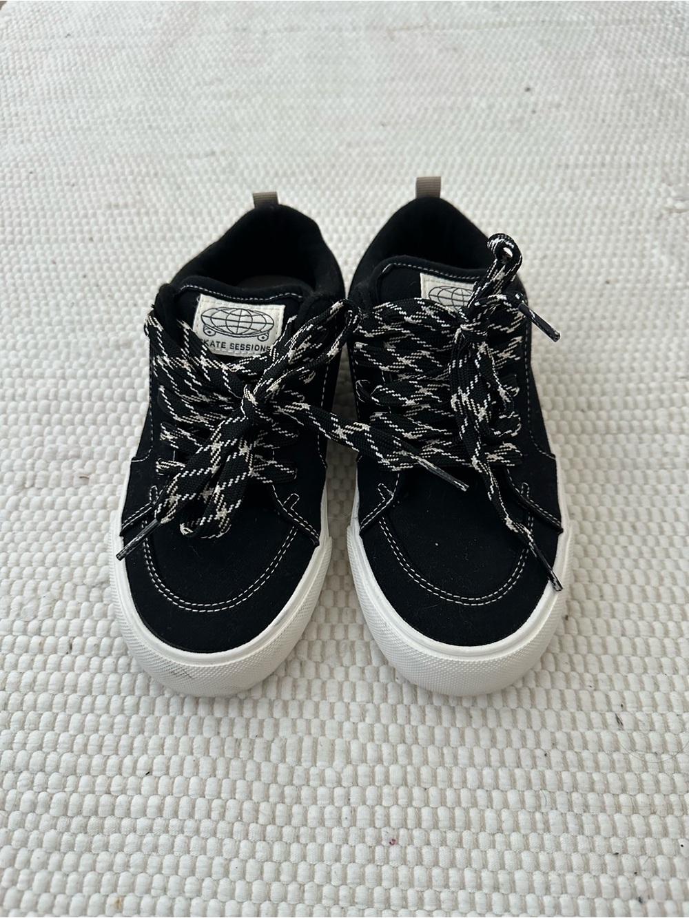 Old Navy Black and White Kids Canvas Sneakers